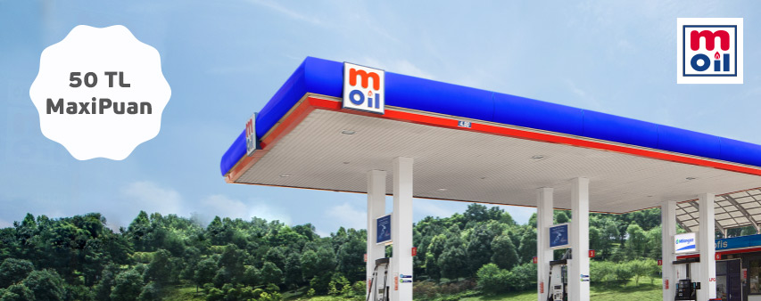 M-Oil'de 50 TL MaxiPuan!