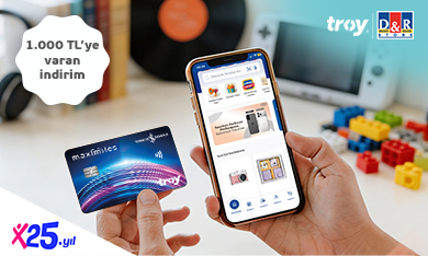 İş Bankası TROY kartına dr.com.tr ve D&R mobil uygulamasında 1.000 TL’ye varan indirim fırsatı!