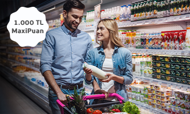 Maximiles'tan Market Alışverişlerinize 1.000 TL MaxiPuan Fırsatı!
