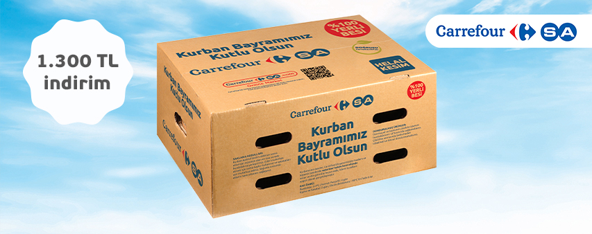 CarrefourSA’dan Kurban Alışverişlerine 1.300 TL İndirim!