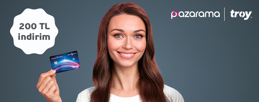 İş Bankası TROY Kart Sahiplerine Pazarama’da  200 TL İndirim ve  Yıllık Pazarama Plus Üyeliği Hediye