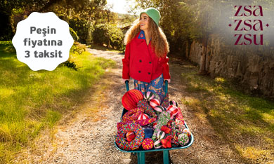 Zsa Zsa Zsu mağazalarında peşin fiyatına 3 taksit fırsatı!