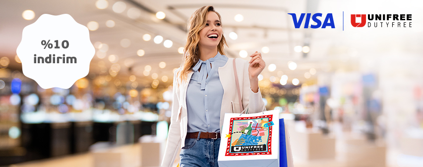 İş Bankası Visa Logolu Kartlarınıza Unıfree Dutyfree’de %10 İndirim Fırsatı!
