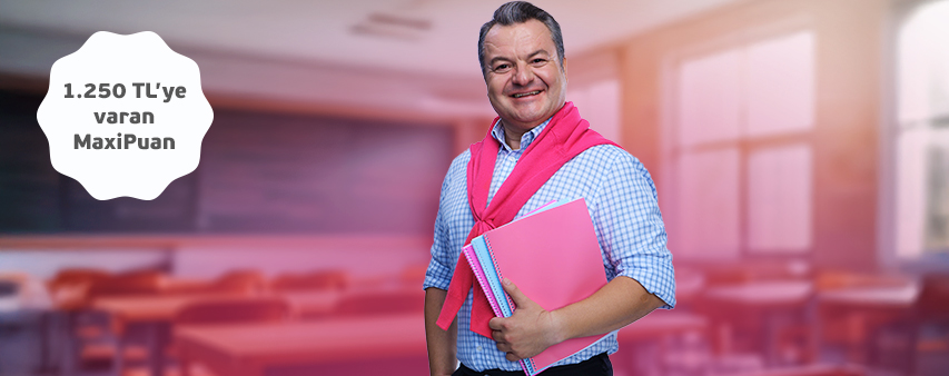 Eğitim Sektörü MaxiPuan Kampanyası görseli