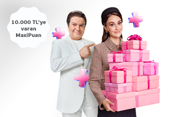 Yılbaşı Alışverişlerinize 10.000 TL'ye varan MaxiPuan!