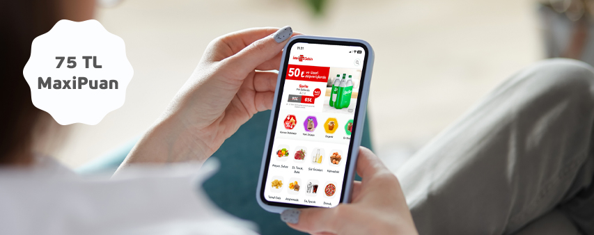 İsteGelsin'de 75 TL MaxiPuan!