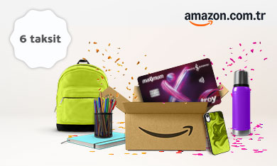 Amazon.com.tr'de Peşin Fiyatına 6 Taksit Fırsatı!
