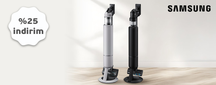 Samsung.com'da Seçili Süpürgelerde %25 İndirim!