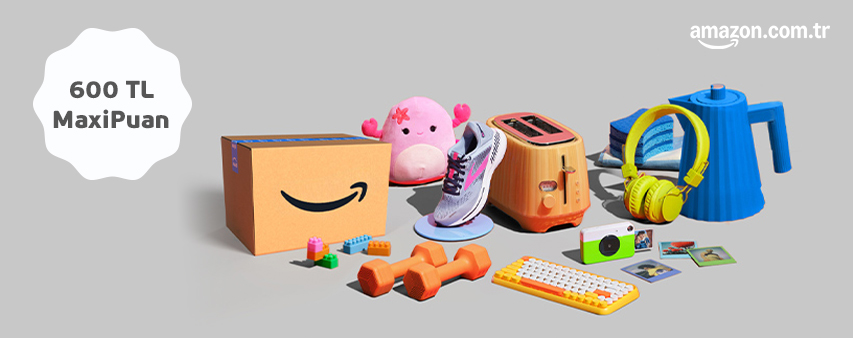 Amazon.com.tr'de 600 TL'ye Varan MaxiPuan Fırsatı!
