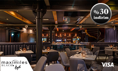 Yurtdışındaki Restoranlarda %30 İndirim Ayrıcalığı 