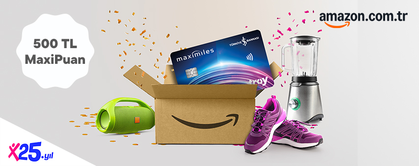 Amazon.com.tr'de 500 TL MaxiPuan Fırsatı!