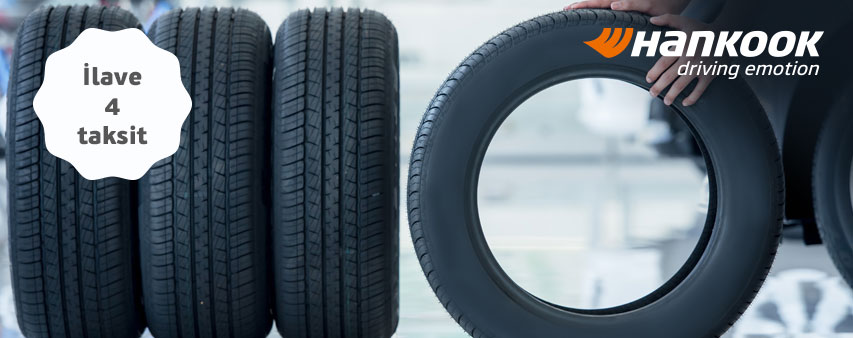 Hankook'ta İlave 4 Taksit Fırsatı