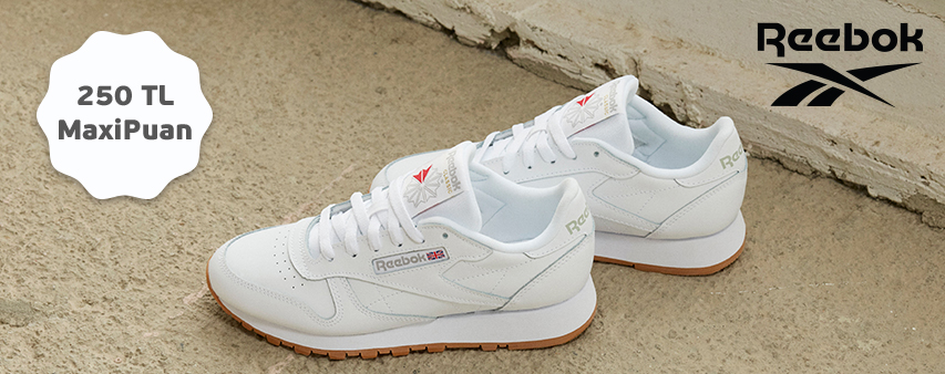 Maximiles'ınızdan Reebok'ta 250 TL MaxiPuan Kampanyası!