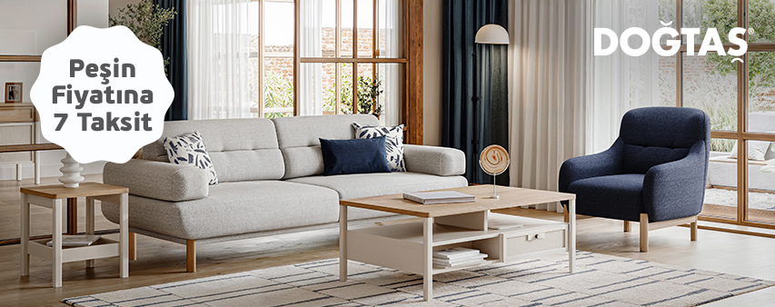 Doğtaş'ta peşin fiyatına 7 taksit fırsatı!