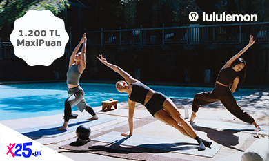 lululemon'da 1.200 TL MaxiPuan!