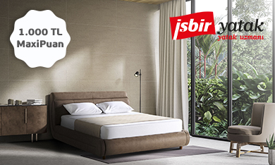 İşbir Yatak'ta 1.000 TL MaxiPuan Fırsatı