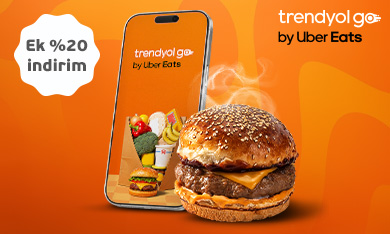 Trendyol Go by Uber Eats Yemek Siparişlerinizde Tüm İndirimlere Ek %20 İndirim Fırsatı!