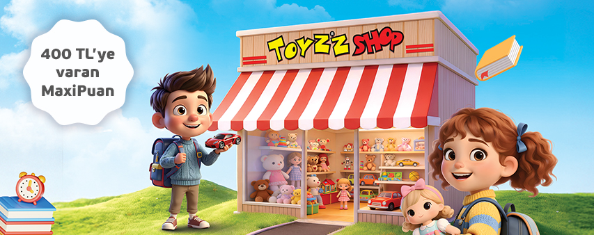 Toyzz Shop'ta 400 TL MaxiPuan!