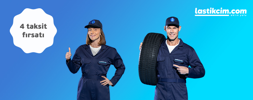 Lastikcim.com'da 4 Taksit Fırsatı!