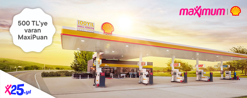 Shell İstasyonlarında 500 TL MaxiPuan Fırsatı