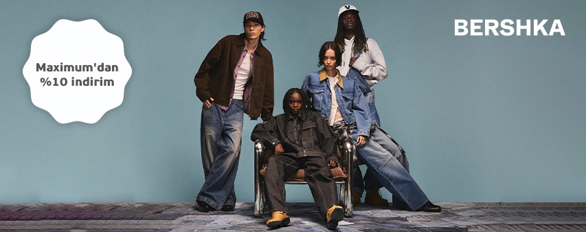 Maximiles'tan Bershka'da %10 indirim!