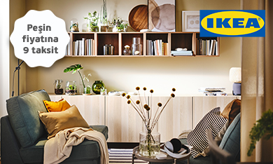 Ikea görsel ve peşin fiyatına 9 taksit ibaresi.