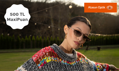 Atasun Optik’te Güneş Gözlüğü Alışverişinize 500 TL MaxiPuan!