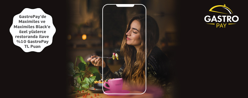 akıllı telefon, kadın yemek yiyor, kampanya detayı