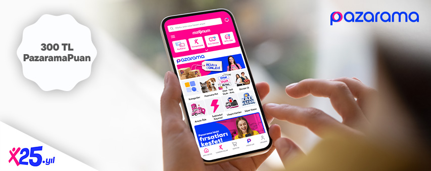 Pazarama'da 300 TL PazaramaPuan Fırsatı!