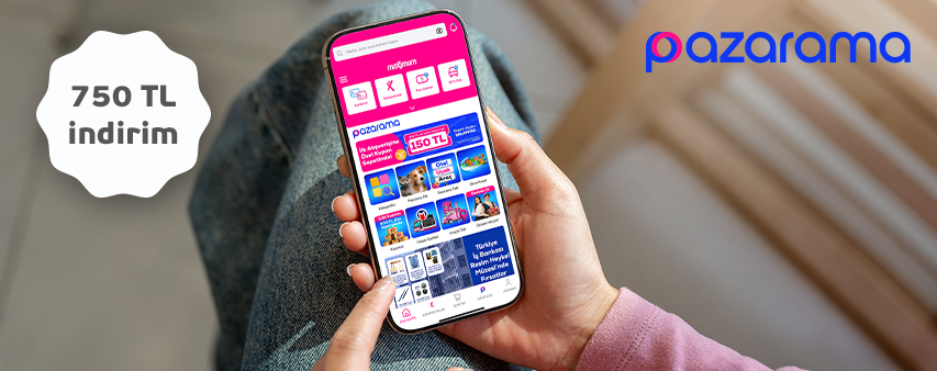 Pazarama'da 750 TL İndirim Fırsatı!