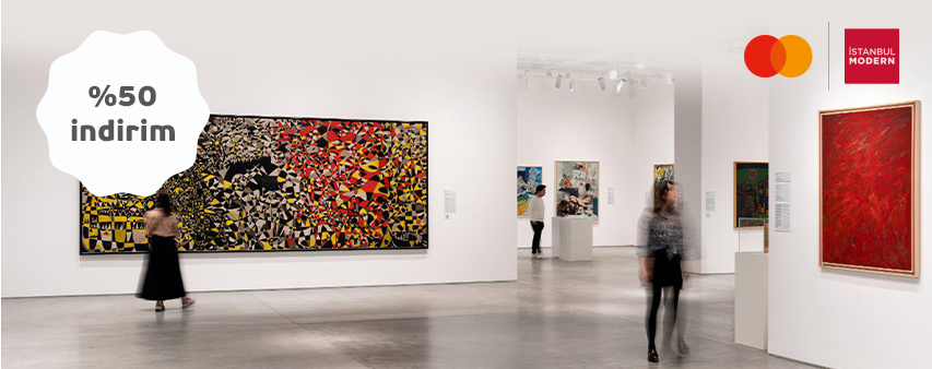 İş Bankası Mastercard® Logolu Kartlarınız ile İstanbul Modern Sanat Müzesi Bileti %50 İndirimli!