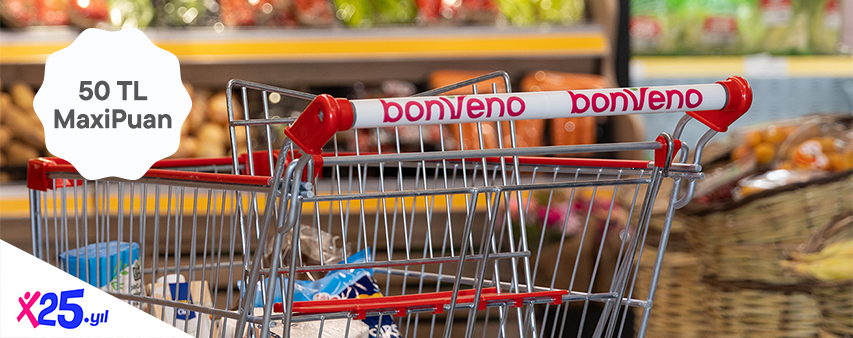 bonVeno Marketler'de 50 TL MaxiPuan Fırsatı!