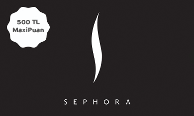 Sephora'da 500 TL MaxiPuan!