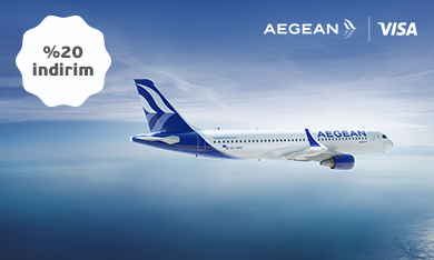 Aegean Airlines’tan yapacağınız uçak bileti ödemelerinde %20 indirim fırsatı!