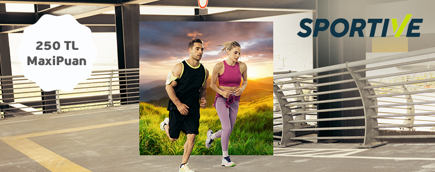 Maximiles'tan Sportive'de 250 TL MaxiPuan Kampanyası!