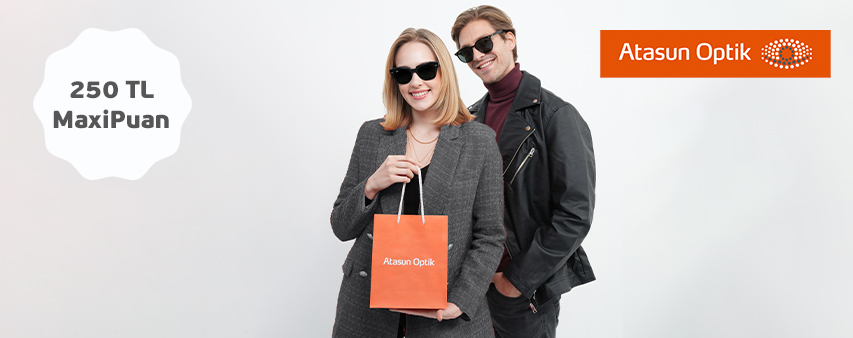 Atasun Optik’te Güneş Gözlüğü Alişverişine 250 TL MaxiPuan!