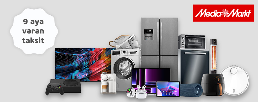MediaMarkt'ta 9 aya varan Taksit Fırsatı!