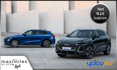 Maximiles Black’e Özel Yolcu360’da Araç Kiralamada %15 indirim!