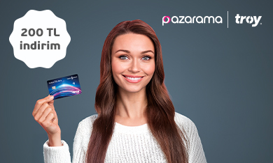 İş Bankası TROY Kart Sahiplerine Pazarama’da  200 TL İndirim ve  Yıllık Pazarama Plus Üyeliği Hediye