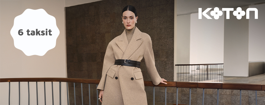 koton görseli ve peşin fiyatına 6 taksit ibaresi