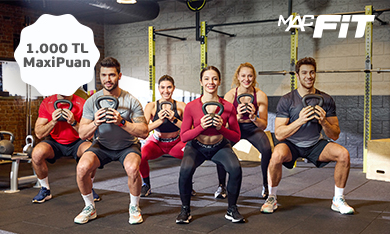 MACFit’te 1.000 TL MaxiPuan!
