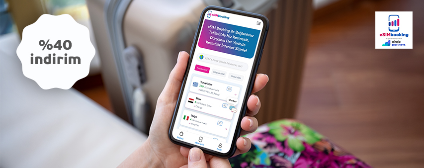 Maximiles’ınız ile ESIM Booking’te Yapacağınız ESIM Ödemelerinde %40 İndirim Ayrıcalığı!