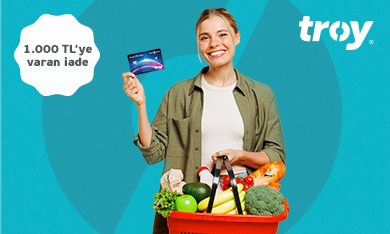 İş Bankası TROY Kart Sahipleri market alışverişlerinde %10 indirim kazanıyor!