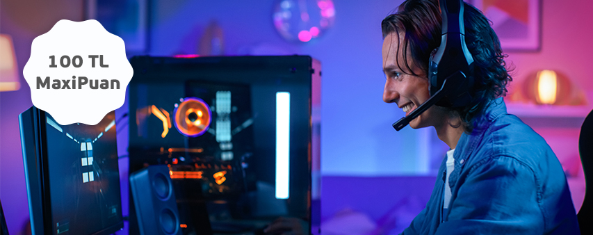 Gaming ve Dijital Platform Ödemelerinize 100 TL MaxiPuan!