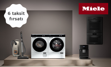 Miele'de 6 Taksit!