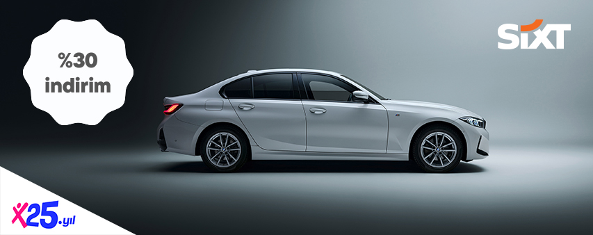 Sixt Rent a Car Araç Kiralamada %30 İndirim Fırsatı